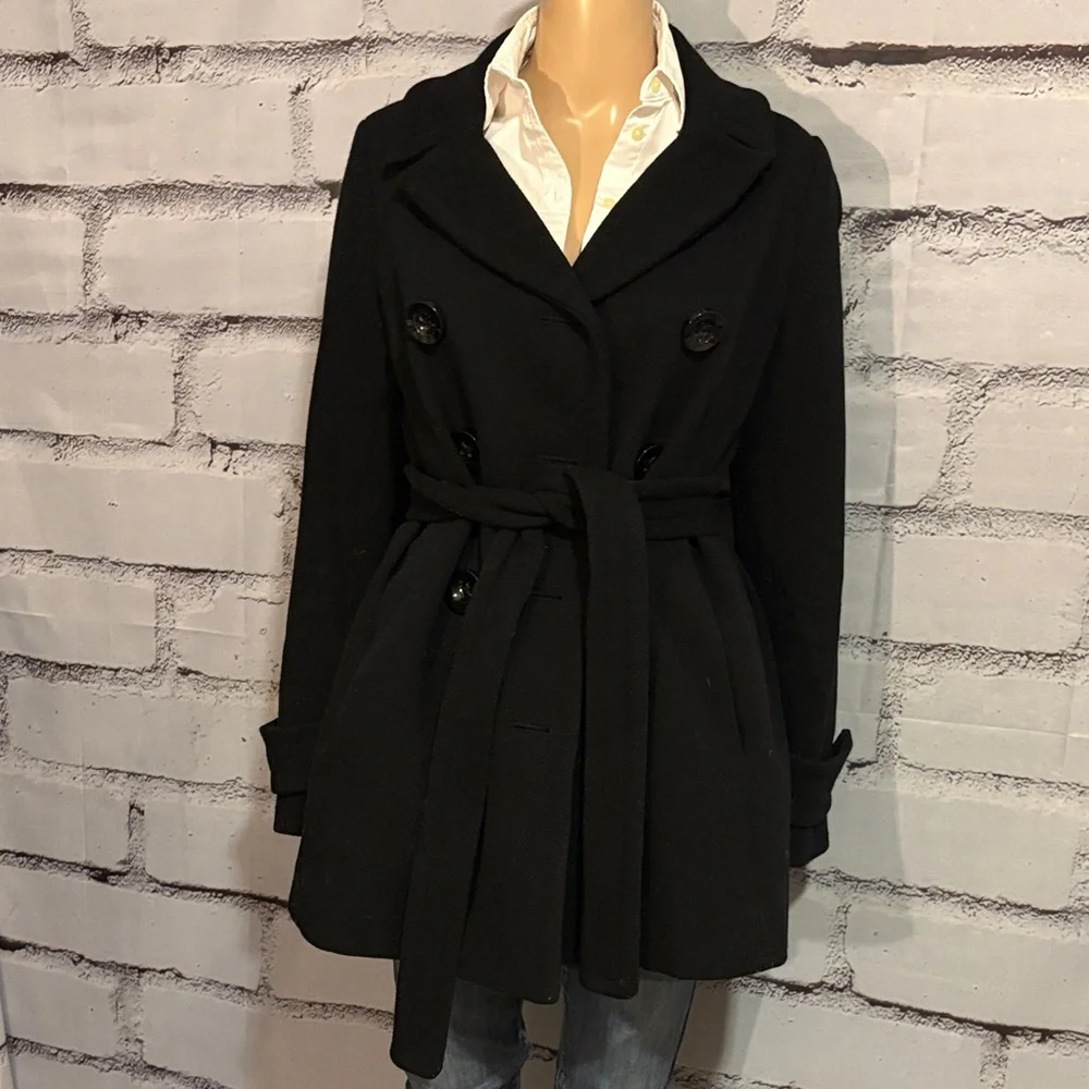 Vintage J. Crew Women’s Dark Navy Peacoat Size Small Medium - Picture 4 of 15